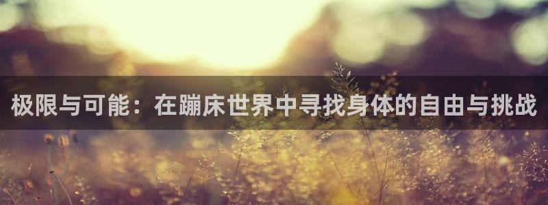 fb体育开户：极限与可能：在蹦床世界中寻找身体的自由