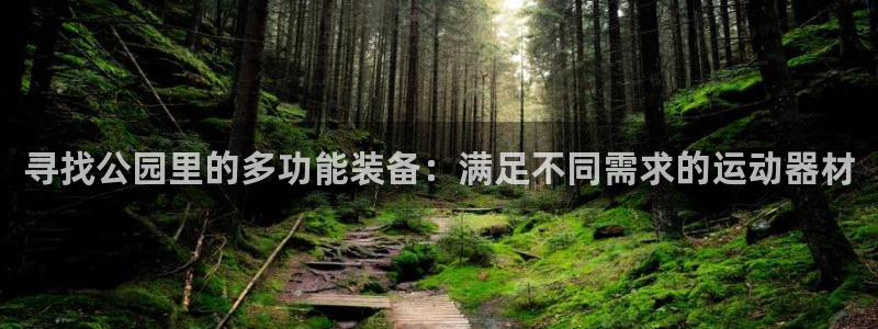 fb平台体育：寻找公园里的多功能装备：满足不同需求的